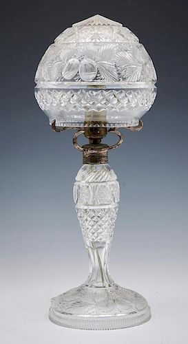 CUT CRYSTAL DOME TOP BOUDOIR