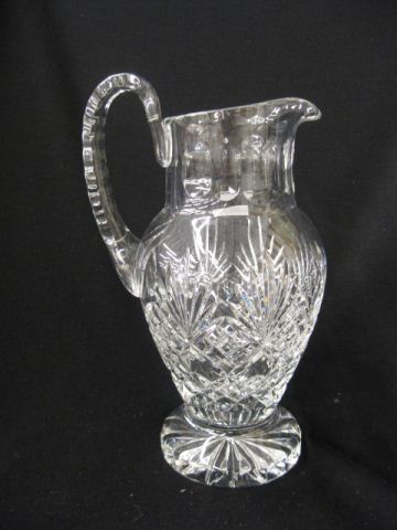 Cut Crystal Pitcher diamond & fan
