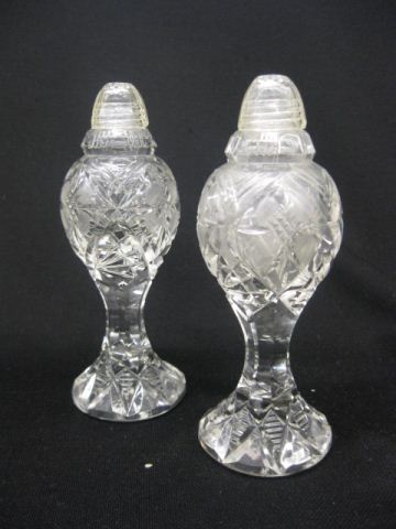Cut Crystal Salt & Pepper 6''