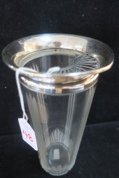CUT GLASS AND STERLING MARTINI