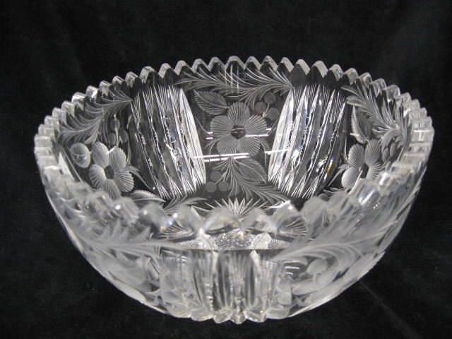 Cut Glass Bowl brilliant period