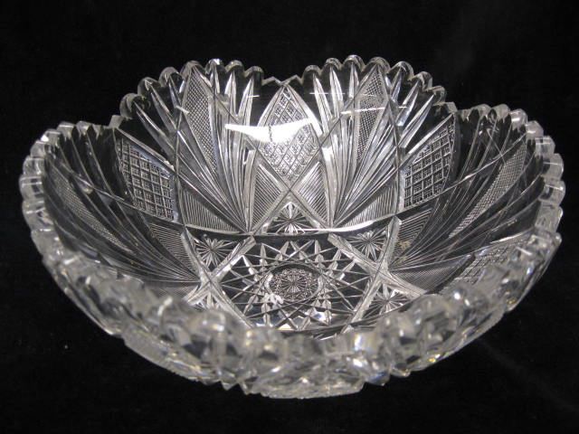 Cut Glass Bowl brilliant period