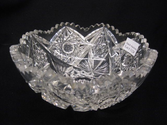 Cut Glass Bowl elaborate