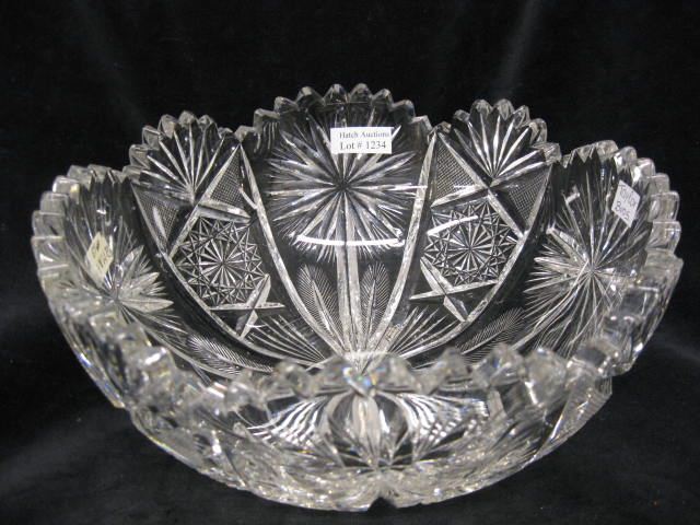 Cut Glass Bowl fine cutwork