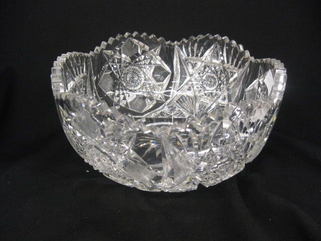 Cut Glass Bowl starbursts within