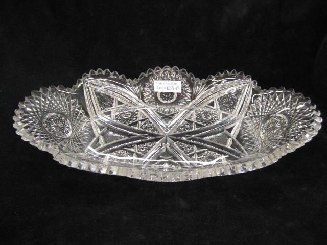 Cut Glass Bread Tray pinwheel style