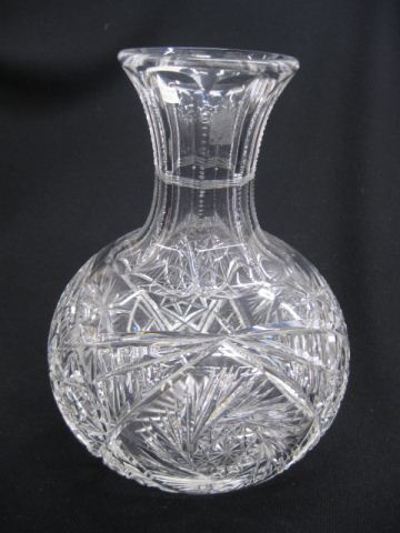 Cut Glass Carafe pinwheel & star