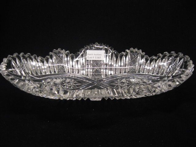 Cut Glass Celery Dish beautiful