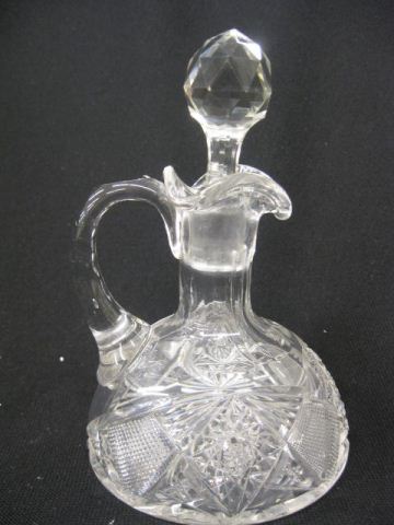 Cut Glass Cruet brilliant period