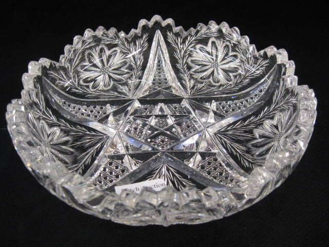 Cut Glass Dish brilliant period