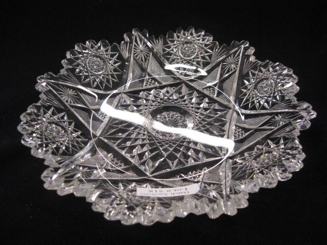 Cut Glass Dish overall star