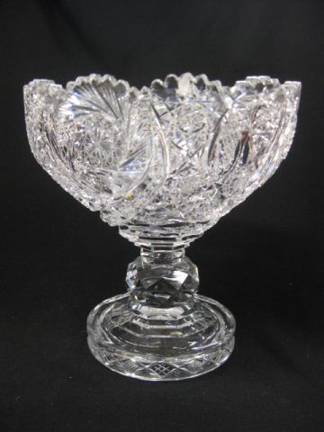 Cut Glass Egg Nog Punchbowlsuperb