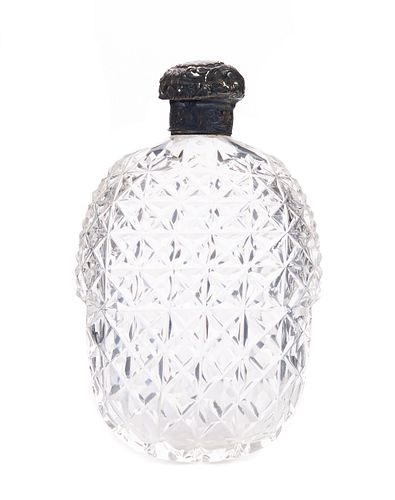 CUT GLASS FLASKCut Glass Flask