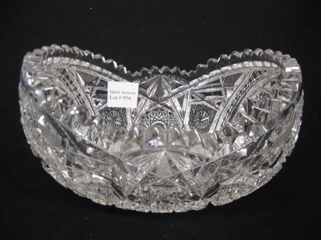 Cut Glass Fruit Bowl elaborate