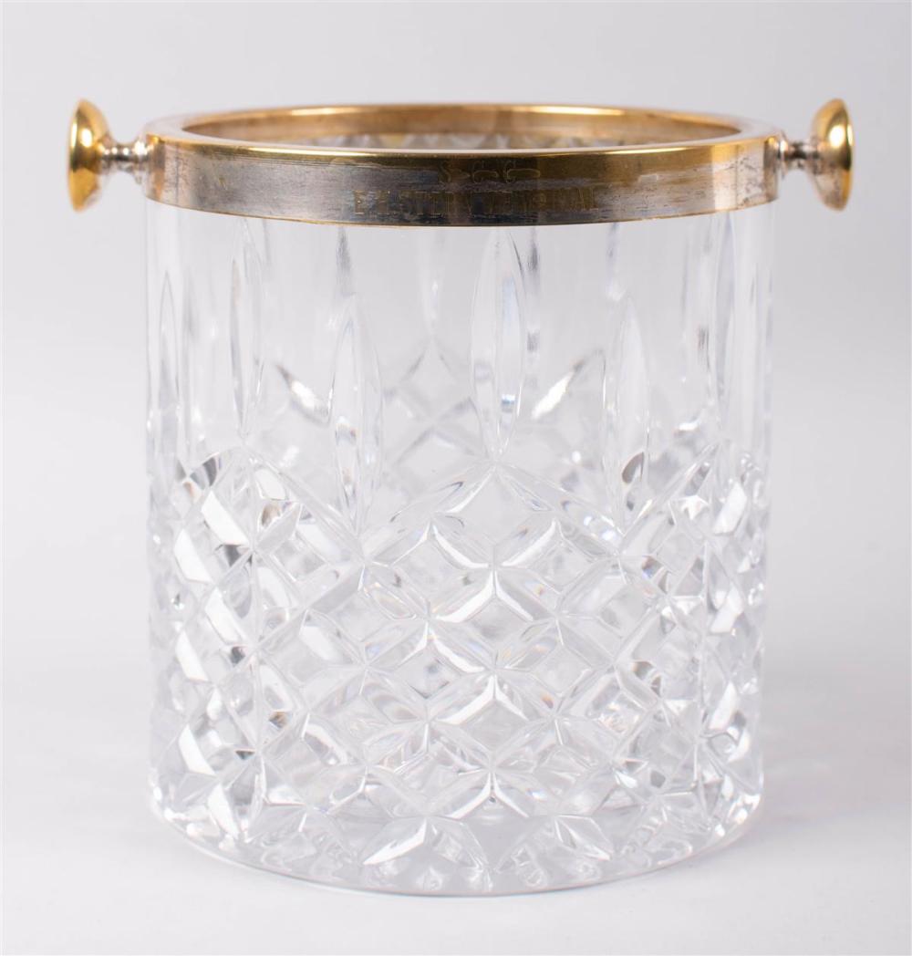CUT GLASS ICE BUCKET IN GINSBURG