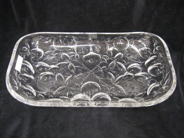 Cut Glass Ice Cream Tray three