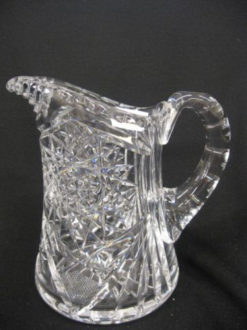 Cut Glass Juice Pitcher brilliant