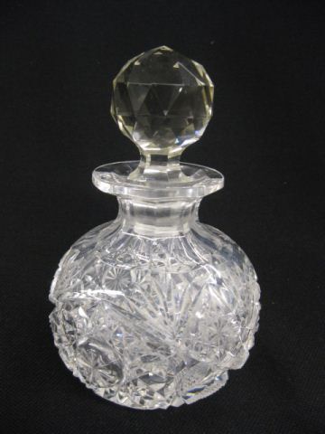 Cut Glass Perfume Bottle