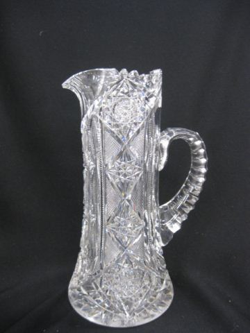 Cut Glass Pitcher beautiful overall