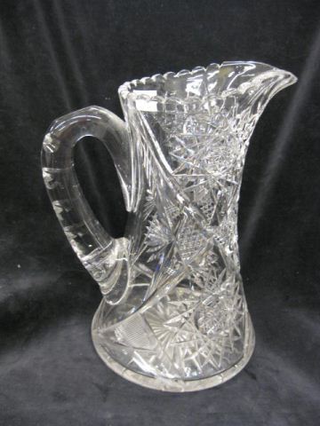 Cut Glass Pitcher brilliant