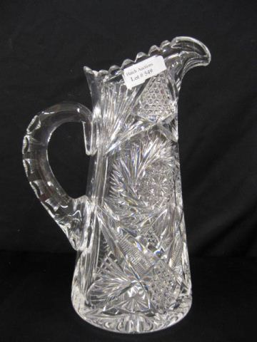Cut Glass Pitcher brilliant