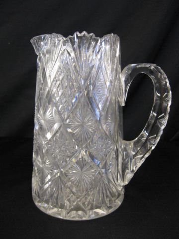 Cut Glass Pitcher brilliant