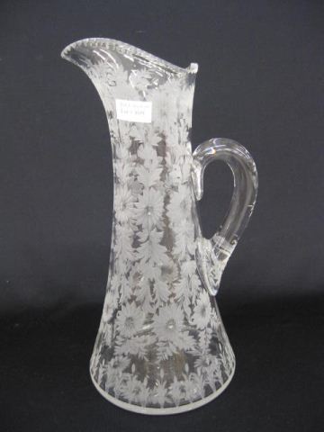 Cut Glass Pitcher overall