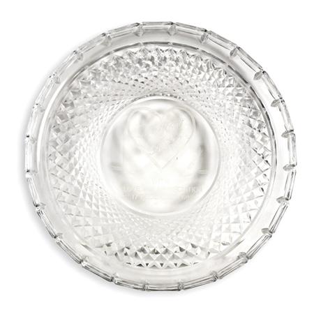 Cut Glass Presentation Tray 