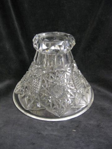 Cut Glass Punchbowl Base