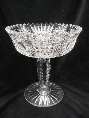 Cut Glass Tall Fruit Compote