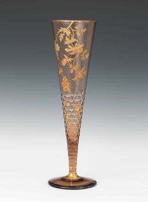 Cut-glass Trumpet Vase with
