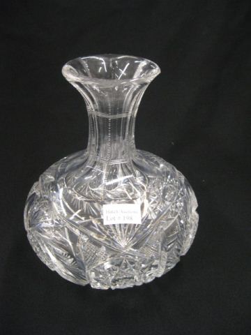 Cut Glass Wine Carafe pinwheel