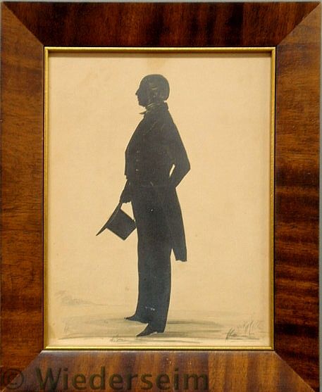 Cut out silhouette of Mr. Whitfield
