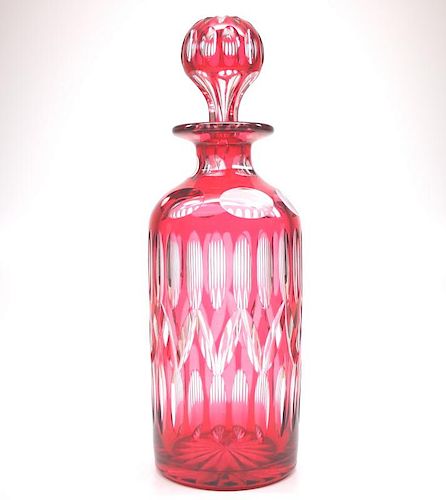 CUT OVERLAY BOTTLEA late 19th