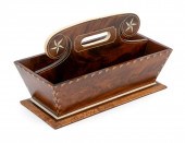 CUTLERY BOX WITH WHALEBONE EMB