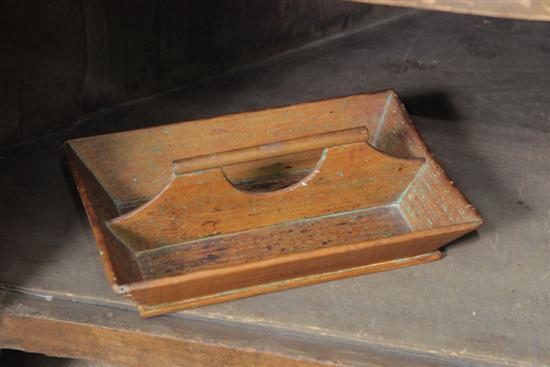 CUTLERY TRAY. Canted softwood