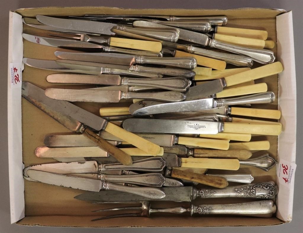 Cutlery with sterling silver