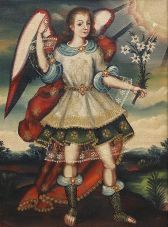 CUZCO SCHOOL STYLE PAINTING