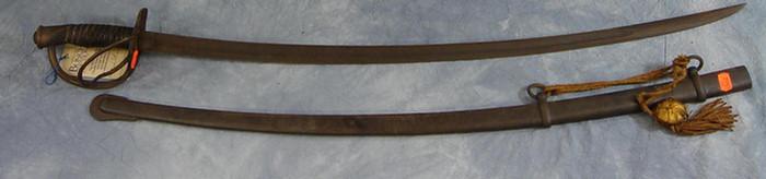 C.W. Light Cavalry sabre 35 1/2"