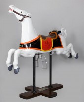 C.W. PARKER WHITE PAINTED CARO