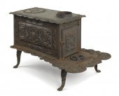 C.W. Warnick cast iron stove p