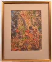 C.X. CARLSON 1936 MONOTYPE "EL