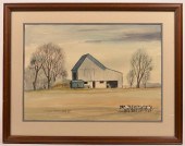C.X. CARLSON 1969 WATERCOLOR O