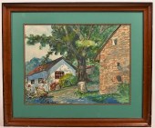 C.X. CARLSON 1987 WATERCOLOR O