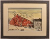C.X. CARLSON 1987 WATERCOLOR O