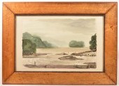 C.X. CARLSON WATERCOLOR FISHIN