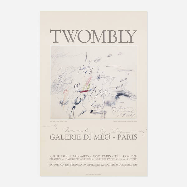 Cy Twombly 1928–2011. Galerie di