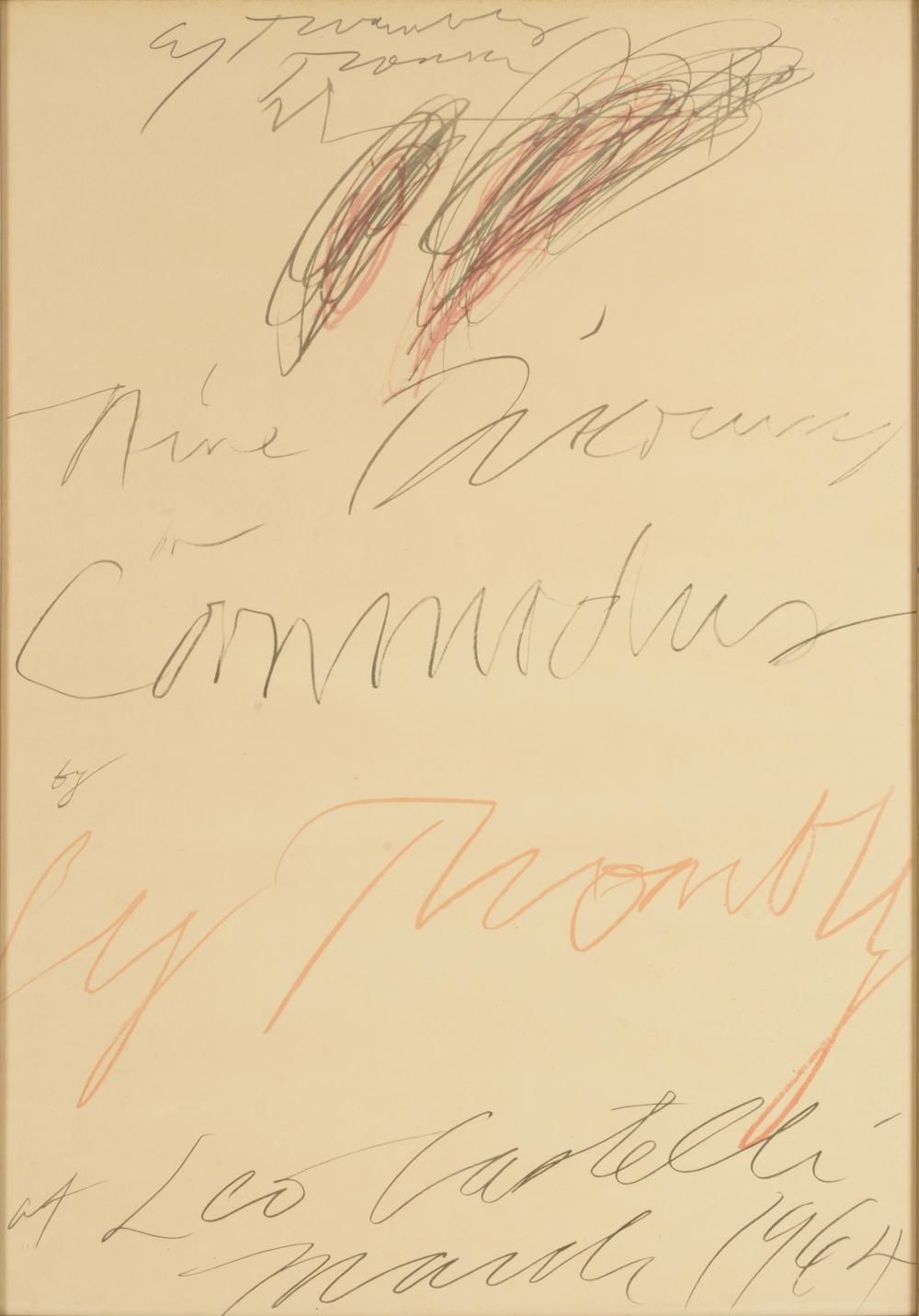 CY TWOMBLY (1928 - 2011)Nine
