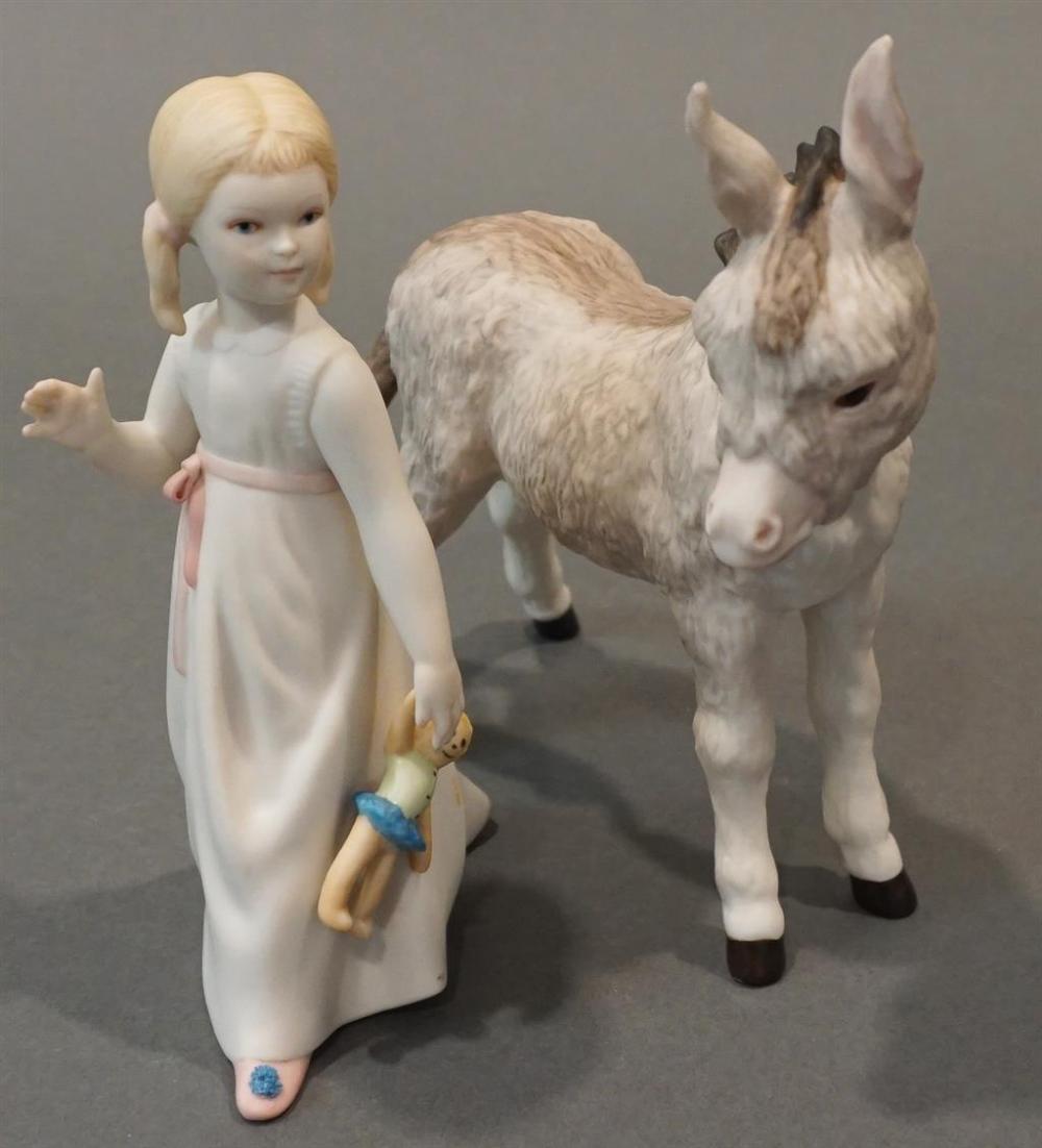 CYBIS BISQUE DONKEY AND YOUNG