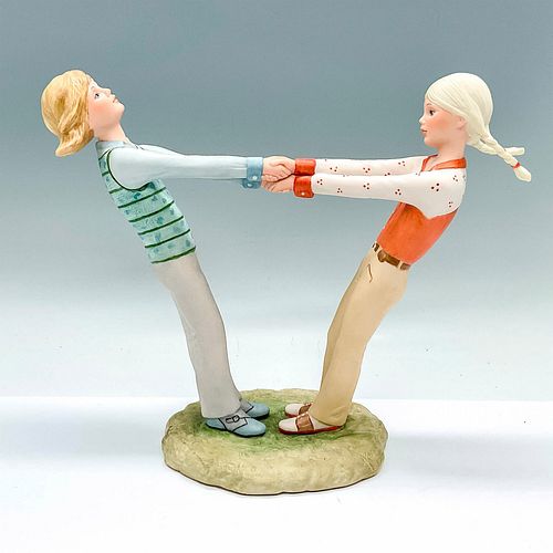 CYBIS PORCELAIN GROUP FIGURINE,